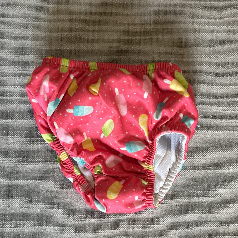 Colorful Ice Pop Design Kids Swim Diaper